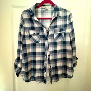 Plaid Button Down Long Sleeve